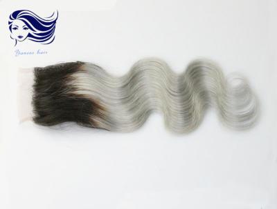 Китай малайзийская объемная волна девственницы закрытия шнурка 7A, закрытие волос шнурка верхнее продается