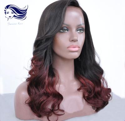 China Las pelucas de cordón llenas del cabello humano de Remy de las mujeres negras enredan 24 pulgadas libre en venta