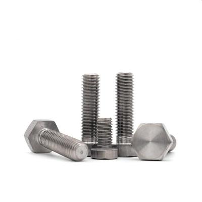 China Size M20 Titanium Stainless Steel Hex Head Bolts 10-100mm For Industrial Machine for sale