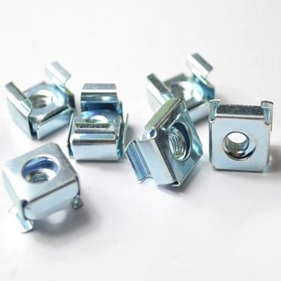 China DIN Zinc Coated Nuts Stainless Steel Automotive Cage Nuts Grade 4.8 M4-M8 for sale