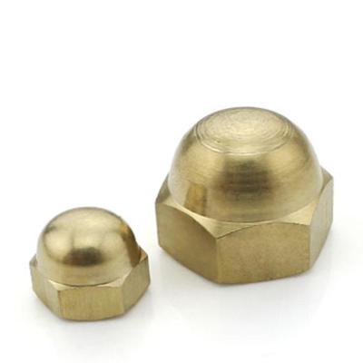 China Decorative Brass Cap Stainless Steel Nuts Gr5 M3-M20 ODM For Mining Equipment for sale