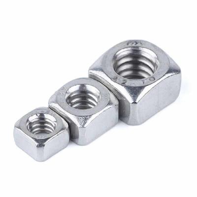 China Zinc Plated 3mm-10mm Stainless Steel Nuts Square Type Building Materials DIN7983 for sale