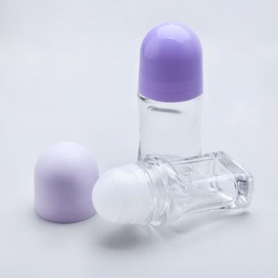 China Empty Perfume Roller Bottles Hot Stamping 90ml Glass Material for sale