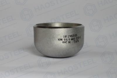 中国 DN20産業管付属品ANSI A403のステンレス鋼の管の帽子 販売のため