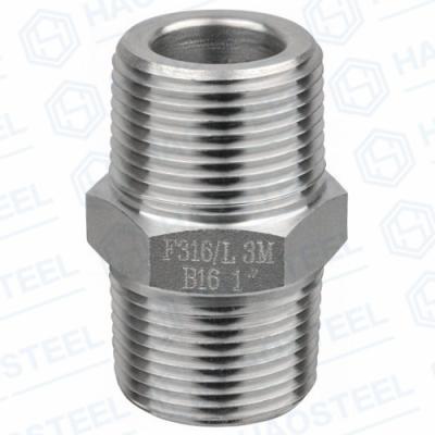 China Hexagon Double Threaded Forged Steel Pipe Socket JIS B2311 for sale