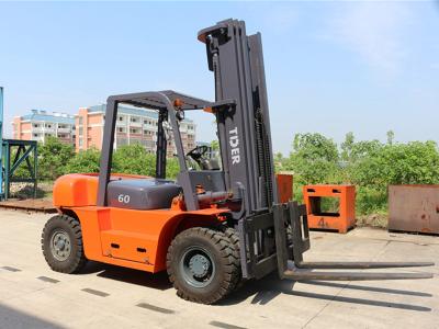 China 6T Diesel Forklift Truck ISUZU 6BG1-02 Engine Rated Capacity 6000kg And Lift Height3000mm for sale