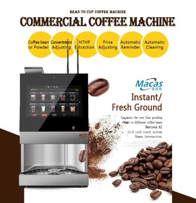 China MDB Protocol Commercial Bean To Cup Coffee Vending Machine 2000W for sale