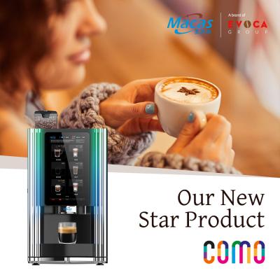 China 2000W Freshly Brewed Countertop Coffee Vending Machine Support IOT for sale