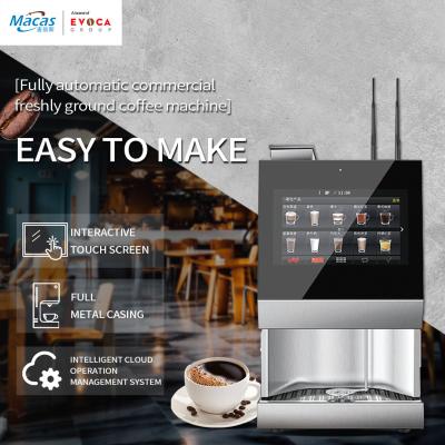 China Cappuccino Latte Tabletop Coffee Vending Machine Close Loop Control With IOT Function for sale