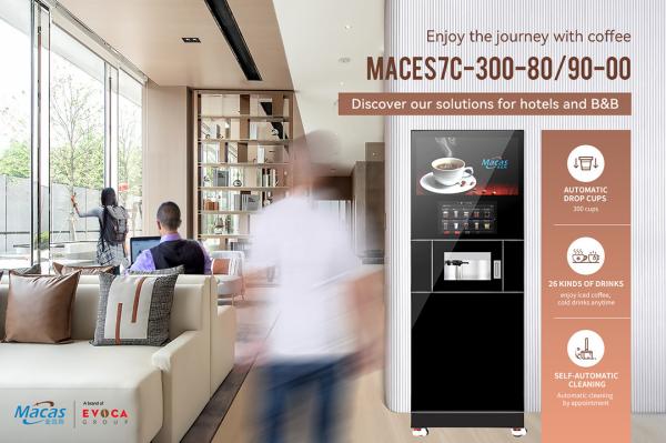 Quality School Smart Touch Screen Coffee Vending Machine Support IOT for sale