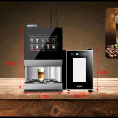 China 2000W Automatic Espresso Fresh Coffee Vending Machine 4G WIFI Internet for sale