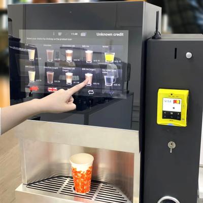 China 300 Cups Freshly Brewed Coffee Vending Machine For Business for sale
