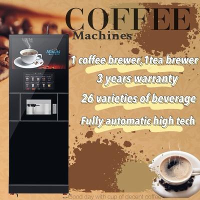 China Bean To Cup Koffie Vendo Machine Metalen Plastic Koop Koffie Vendo Machine Te koop