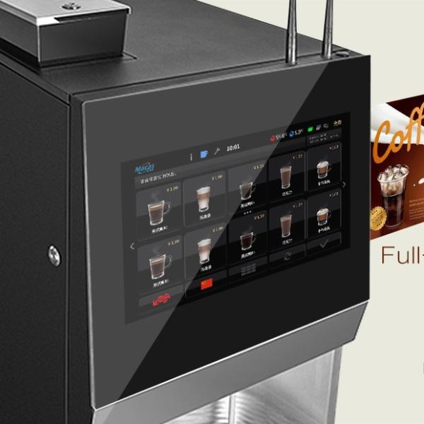 Quality Stainless Steel 304 Bean To Cup Coffee Vending Machine WIFI 4G Internet for sale
