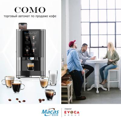 China 15.6'' Touch Screen Coffee Vending Machine With MDB For Espresso Cappuccino Latte Coffee for sale