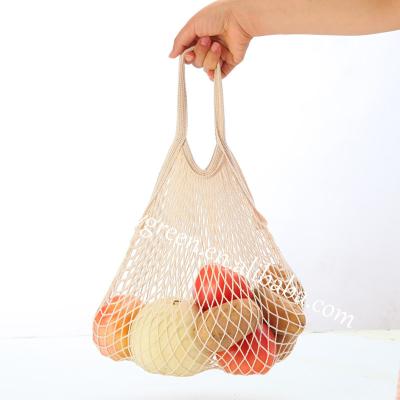 China Reusable Net Zero Produce Bags Washable Cotton Mesh Bags For Vegetables for sale