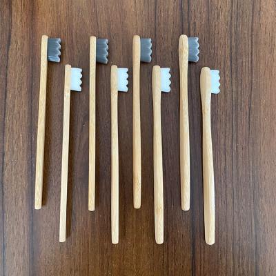 China Eco Soft Bristle Bamboo Toothbrush Biodegradable For Adult Hotel Travel for sale