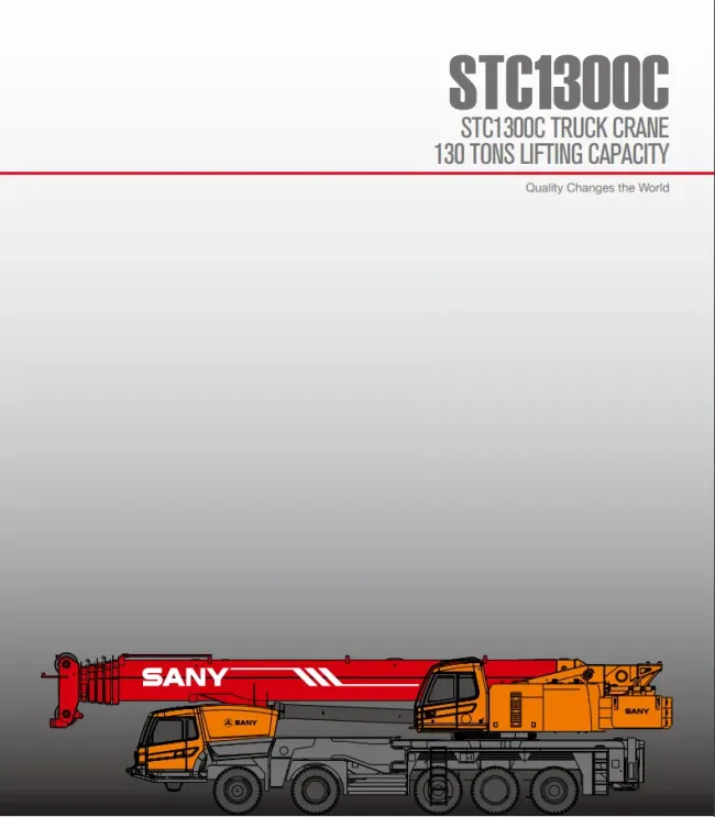 Stc1300c 130t 130 Tons Truck Mobile Crane