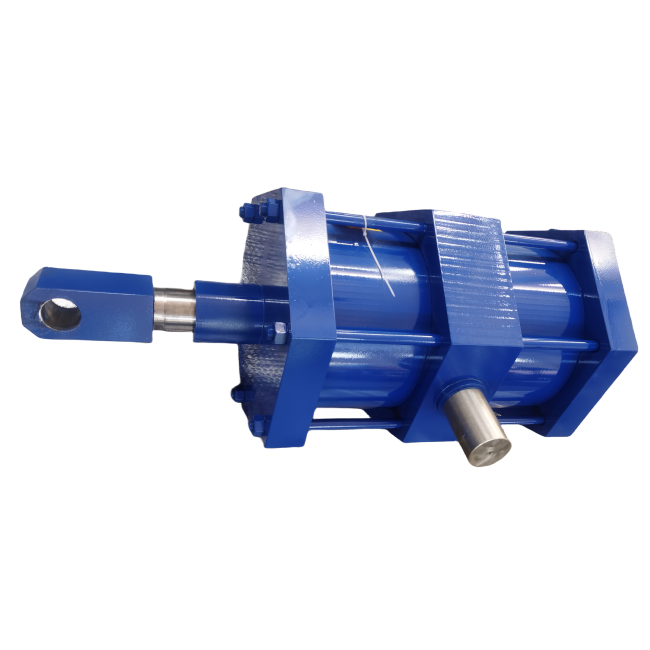 Hydraulic Cylinder close-up detail