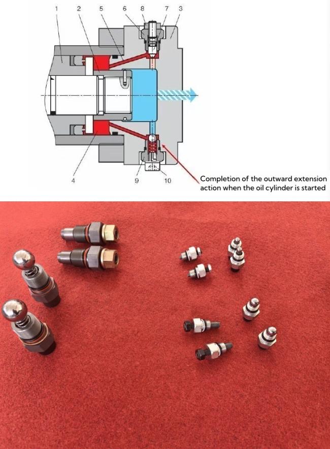 Industrial hydraulic cylinder with chrome plated piston rod