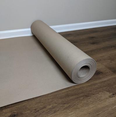 China Floor Surface Protection Heavy Construction Paper Excellent Temporary Construction for sale
