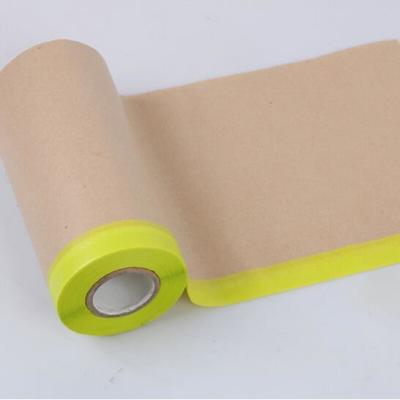 中国 Wall Covering Adhesive Paint Masking Paper For Floor Protection 販売のため