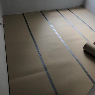 China Durable Floor Surface Protection Roll Waterproof Building Paper 23X23X97 Cm for sale
