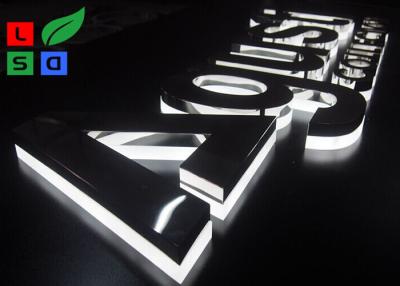 China Muestra de la letra de canal de Half Lit 2835SMD LED DC12V iluminado para el montaje en la pared en venta