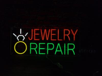 中国 Jewellery Repair Or Shoe Repair Customerized  LED Neon Sign  Indoor  Decoration Acrylic DC12V 販売のため