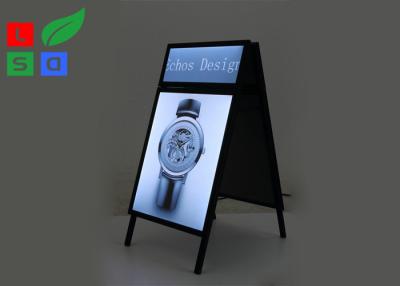 China Snap Frame A1 LED Poster Stand 18mm Thickness 24mm Width Floor Standing for sale