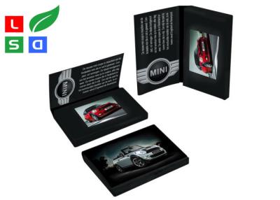China RoHS o folheto video da tela do Lcd de 4,3 polegadas com cor completa de A4 A5 imprimiu o cartão à venda