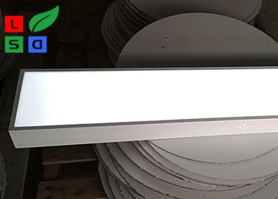 China branco tomado partido interno da caixa leve da exposição 20W da loja do diodo emissor de luz de 1200W X 200Hx 80D único à venda