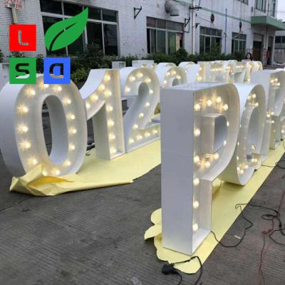 China Muestras 110~240VDC de la letra de la boda de Frontlit en venta