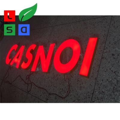 China Waterproof IP65 DC12V Illuminated LED Channel Letter Sign Red Light Up Letters for sale