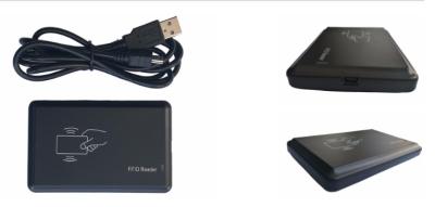 China Escritor do leitor de cartão do crédito da identificação de ISO1443A MIFAR S50 USB 13.56MHZ RFID à venda