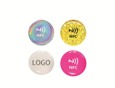 China Las etiquetas de epoxy de NXP Nfc Smart empapelan las etiquetas autoadhesivas de Popl para el teléfono en venta