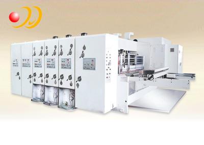 中国 機械 フレキソ の印刷の細長い穴がつくことを作る高速波形のカートン箱 販売のため
