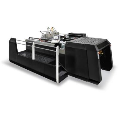 China Impresora automática de la pantalla del cilindro de la parada del servocontrol de PRY-145AS con el secador y apilador automático en venta