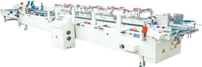 China máquina de dobramento da caixa de 380v 50hz com os quatro e seis certificados do CE da caixa da pizza dos cantos à venda
