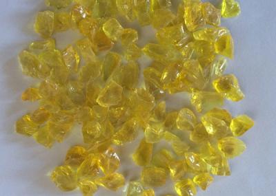 China LANDSCAPING GLASS ROCK-lemon yellow for sale
