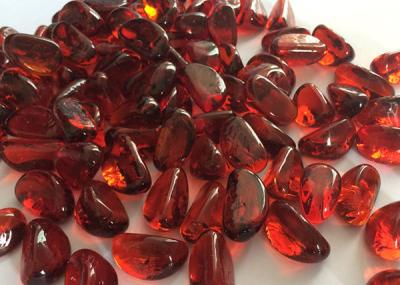 China CASHEW GLASS BEAD -red for sale
