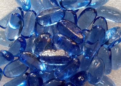 China CASHEW GLASS BEAD -light blue for sale