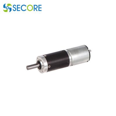 China Miniature 24mm Brush Commutated DC Planetary Gear Motor 24V Brushed for sale