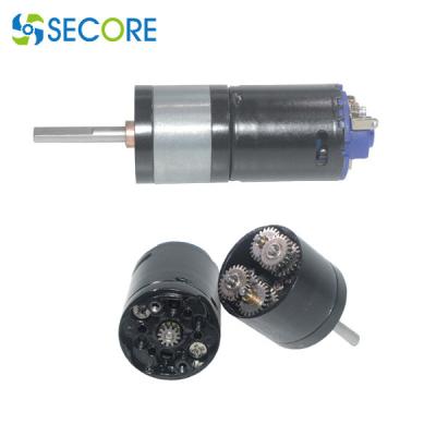 China High Torque Dc Reducer Motor 99rpm 17.8W With Double Gear Boxes for sale