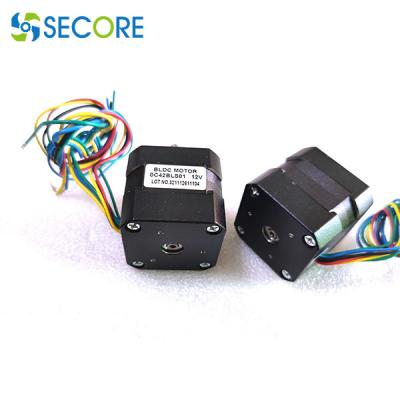 China 42mm Dia Brushless DC Motor Square Shape 5500RPM For Cd Player for sale