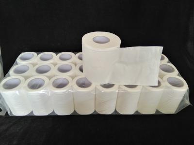 中国 3 Ply Supper Soft  White Virgin Pulp Small Toilet Roll Bath Tissue 販売のため