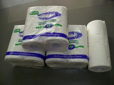 中国 吸収剤新しい木材パルプの 2 つの層トイレット ペーパーおよび台所タオルのティッシュ 販売のため