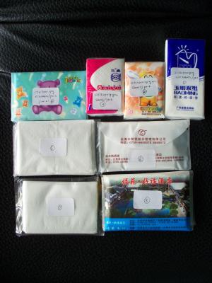 China Recycled Pulp Absorbent  10 sheet 4 ply Paper Handkerchief support Personalised size for sale