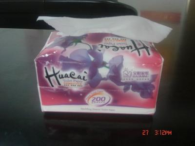 China Eco Friendly 3 Ply Tissues , Plastics Bag Soft Pack Facial Tissue Paper for sale