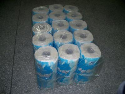 China 15 Rolls por tejido de la toalla de mano del papel de la cocina del paquete del bolso del blanqueo cero en venta